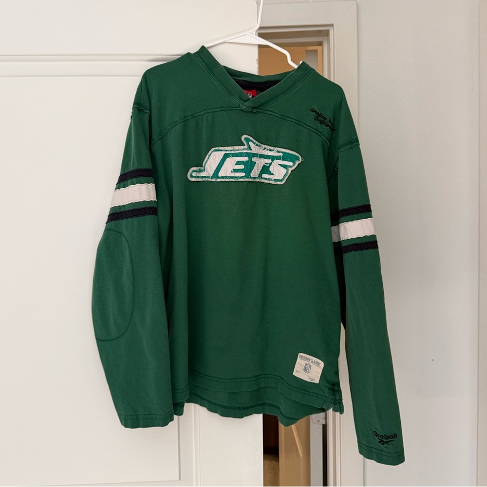 Vintage Reebok New York Jets Long Sleeve Top